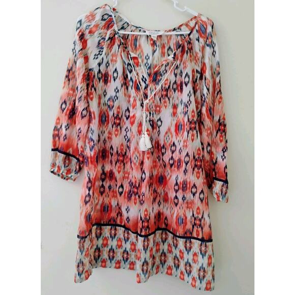 MED Beach By Beachlunchlounge CoverUp. Light, Sheer. Boho. Hippie. Surfer. Fairy - Picture 1 of 16